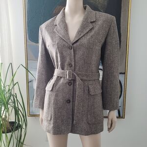 Caroll Paris | Wool-blend Utility Jacket